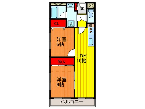 グランソシエ門真の物件間取画像